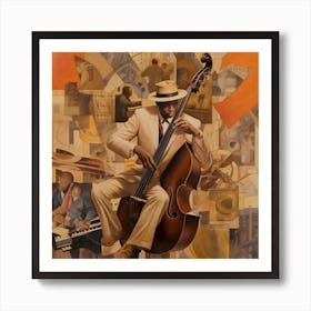 Jazz Musician 2 Art Print