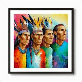 Native Americans 1 Art Print