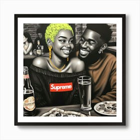 Supreme Couple 8 Art Print