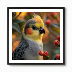 Cockatiel 1 Art Print