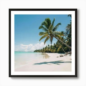 Tropical Beach Art Print