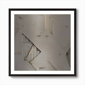 Abstract Metal Wall Art Art Print