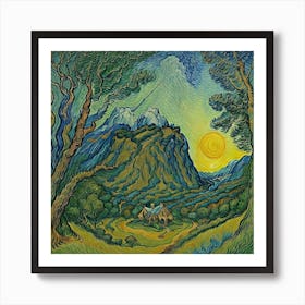 'The Valley Of The Moon' Art Print