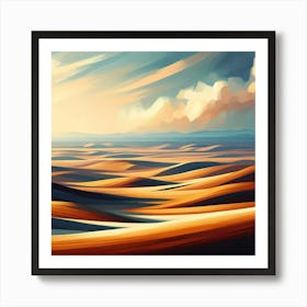 Abstract Landscape Painting 7 Art Print