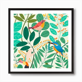 Bird Paradise Art Print