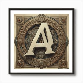 Letter A 1 Art Print