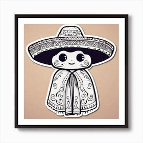 Mexican Girl 18 Art Print