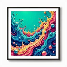 Abstract Painting 28 Art Print