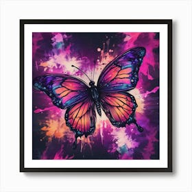 Butterfly Painting 314 Art Print