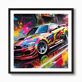 Car Painting 7 Art Print