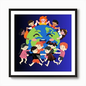 Children Around The World Art Print