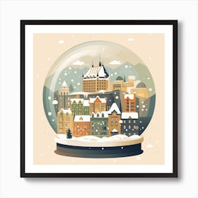Quebec City Canada 1 Snowglobe Art Print