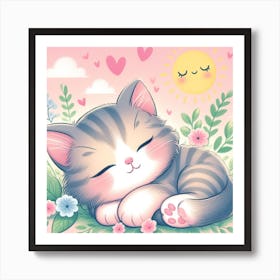 Cute Kitten 2 Art Print