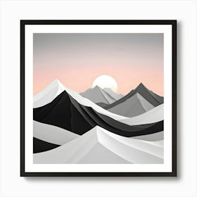 Mountain Landscape 13 Art Print