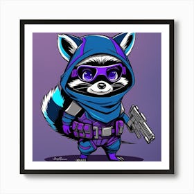 Raccoon 1 Art Print