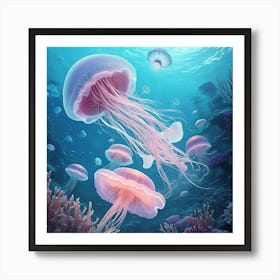 Jewels of the deep Art Print