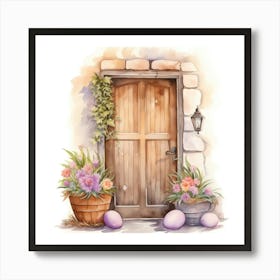 Easter Door 2 Art Print