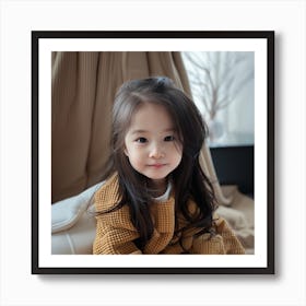 AI Jisoo A Little Girl Art Print