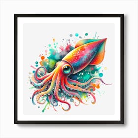 Squid Art Print