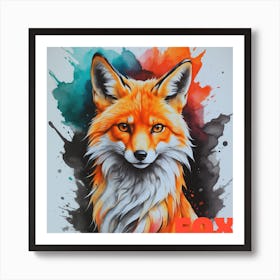 Fox 22 Art Print