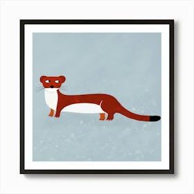 Weasel Art Print