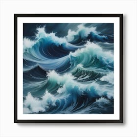 Stormy Seas Art Print