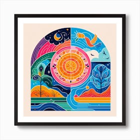 Hawaiian Influence Art Print