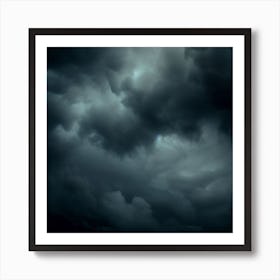 Dark Stormy Sky Art Print