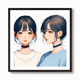 Anime Girl (31) Art Print