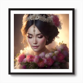 Flower Maiden Art Print