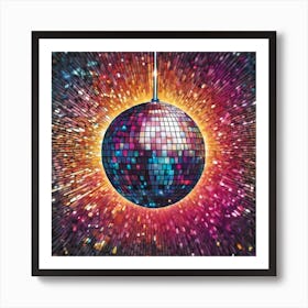 Disco Ball 7 Art Print
