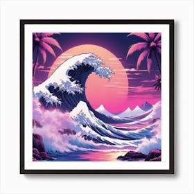 Beautiful Great Wave Art Print