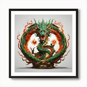 Shenron Dragon Art Print