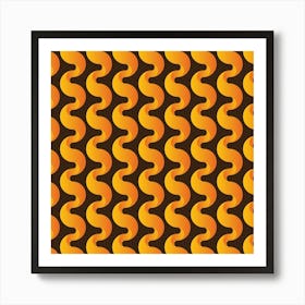 Colorful Retro Pattern 14 Art Print