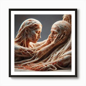 'Two Bodies' Art Print