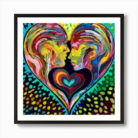 Heart Of Love Art Print