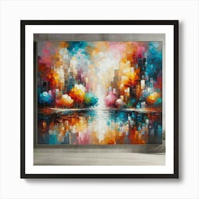 Abstract painting art decoration 4 Art Print