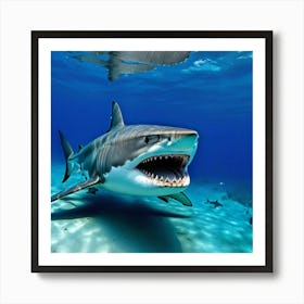 Great White Shark 15 Art Print