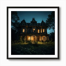 Ai Old Abandoned House 020307 Art Print