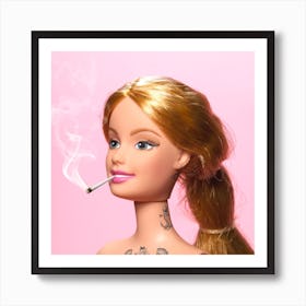 Girl Grown Up Square Art Print