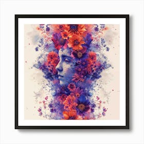 Flower Painting 1 Art Print