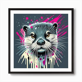 Otter Art Print