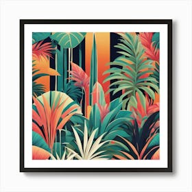 Tropical Jungle 2 Art Print