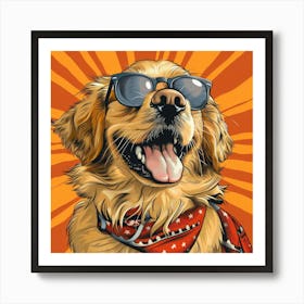 Golden Retriever 8 Art Print