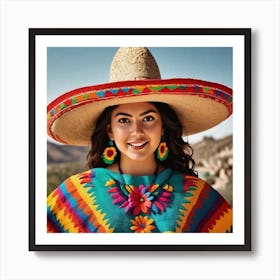 Mexican Girl 40 Art Print