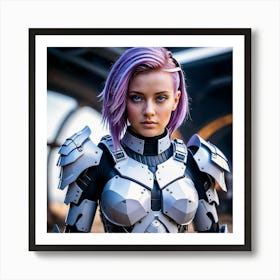 Girl In Armor Affiche