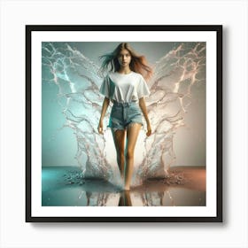 Angel Wings Stock Videos & Royalty-Free Footage Art Print