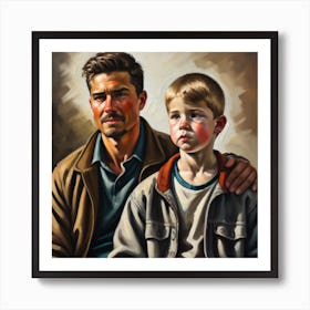Father And Son Art Print
