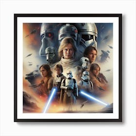 Star Wars The Force Awakens 13 Art Print