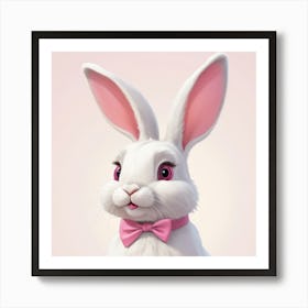 Cute Bunny Art Print